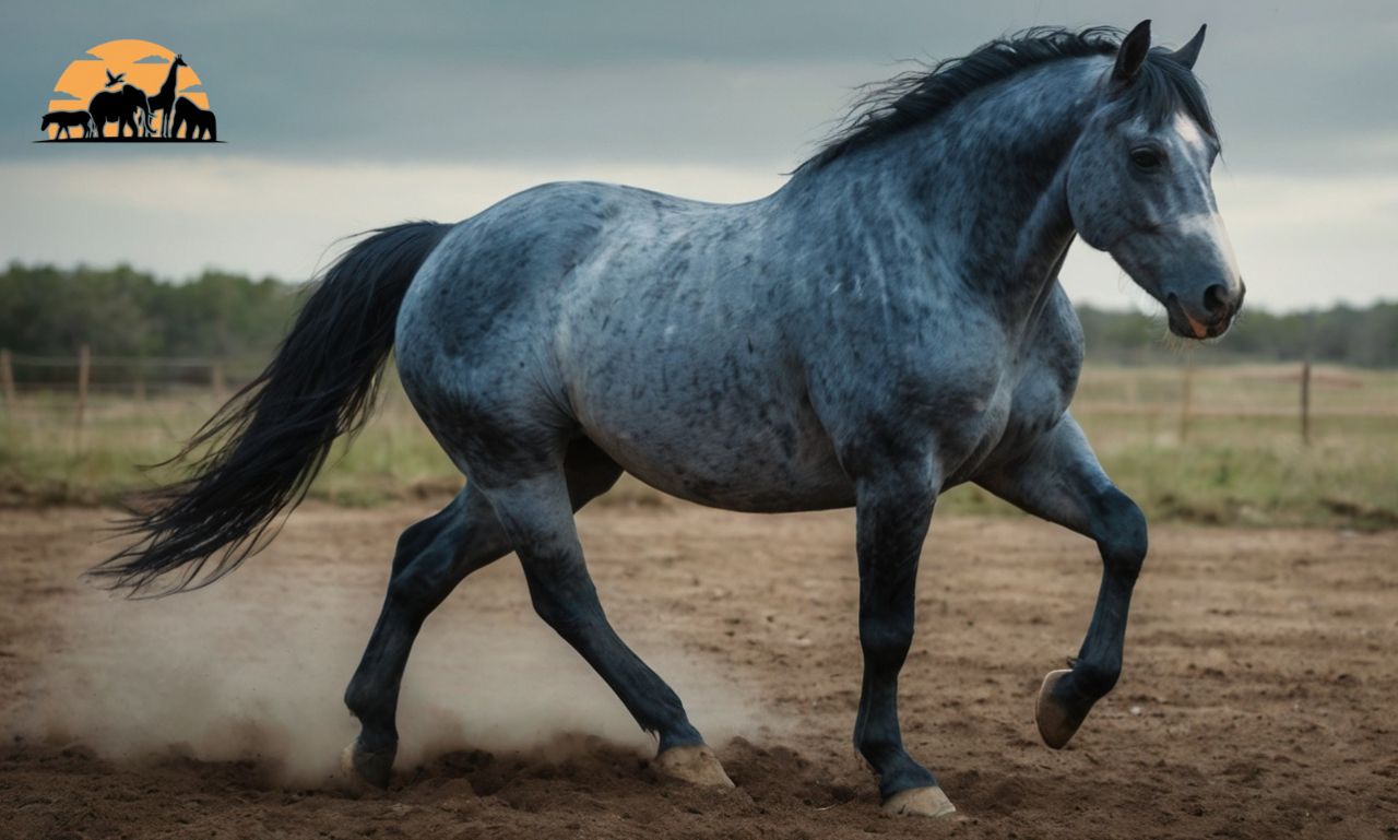 blue roan horse